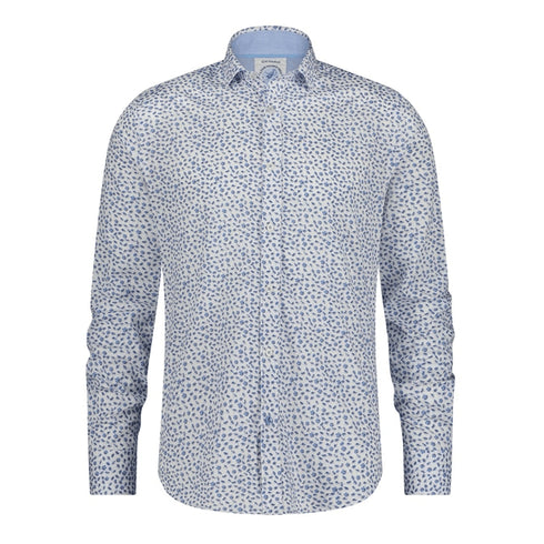 A Fish Named Fred Umbrella Casual Shirt Light Blue